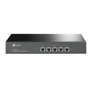 TP-Link load-balancing broadband router with multiple Ethernet ports on the front panel (WAN/LAN)