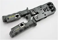 Crimping tool with lan tester